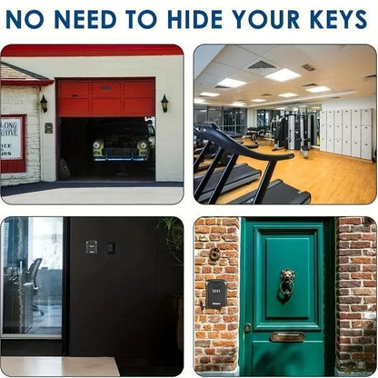 خزنة مفاتيح بلاستيكية متينة مع قفل رقمي